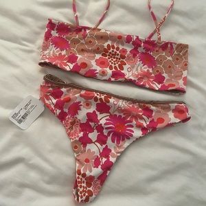 ACACIA MARGAUX TOP BOTTOM BIKINI SET SIZE SMALL